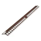 HASOFT BALKÓNOVÝ PROFIL ROHOVÝ 1×1 m HNĚDÝ