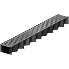 ACO HEXASELF plastový žlab 118x78mm se Zn můstkovým roštem 1000mm