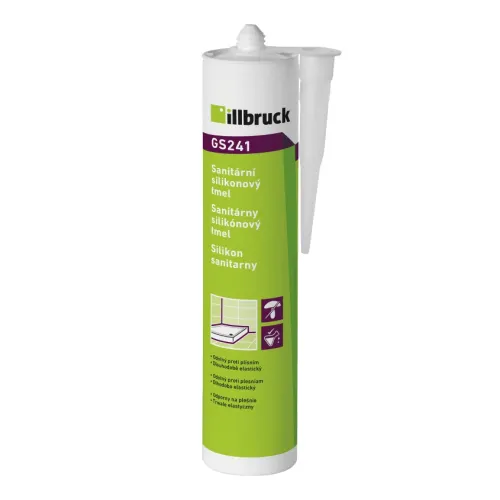 ILLBRUCK Tmel silikonový sanitární (GS241) bílý 310ml