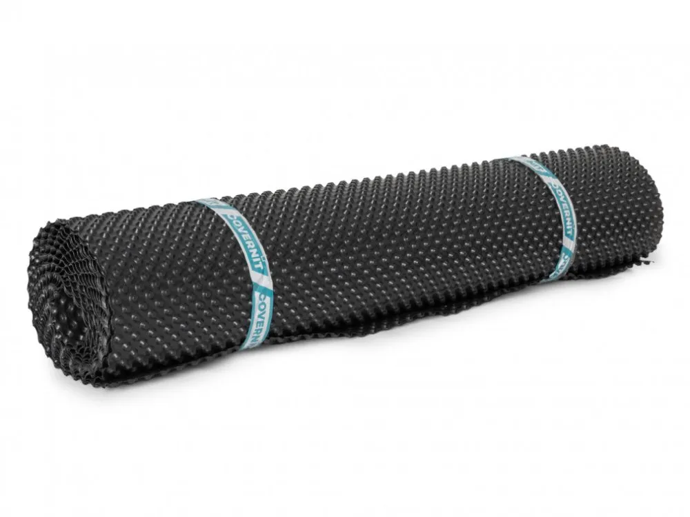 nopová folie   8mm ISOSTUD N, tl.0.50mm, 500g/m2, nopy 8mm, š.  50cm/20m