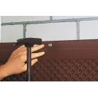 nopová  folie-lišta DELTA MS k ukončení MS fólií 2m, hnědá