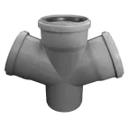 Dvojodbočka odpadní HTDA DN 110/110/110 45°