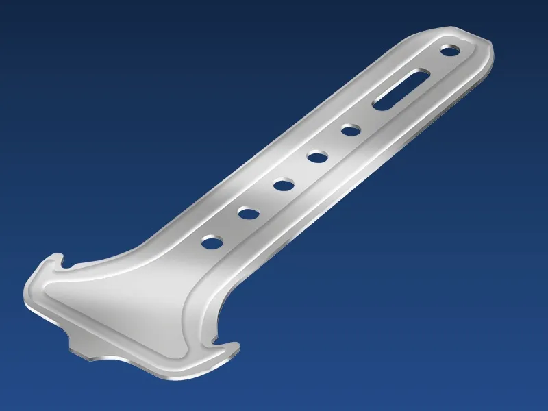 SDK krokvový závěs 240mm zaoblený, 42240, KOTVA, zpevněný