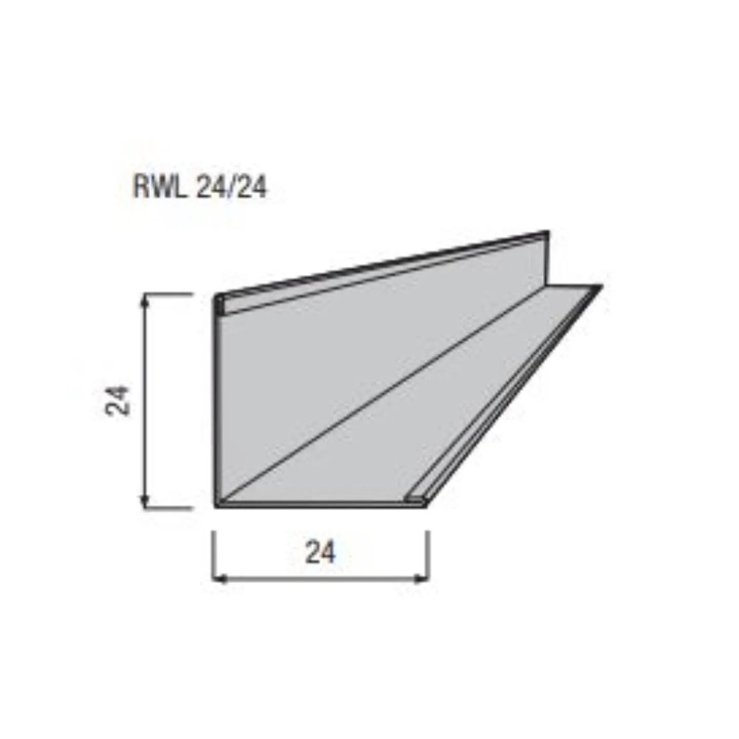 Podhled profil obvodový stupňovitý VENTATEC 24/8,5/12,5/24,