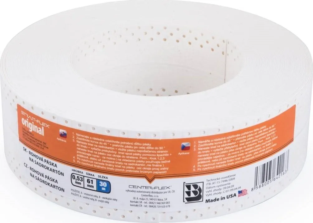 sádrokartonářská páska STRAIT-FLEX ORIGINAL, 61mmx30m