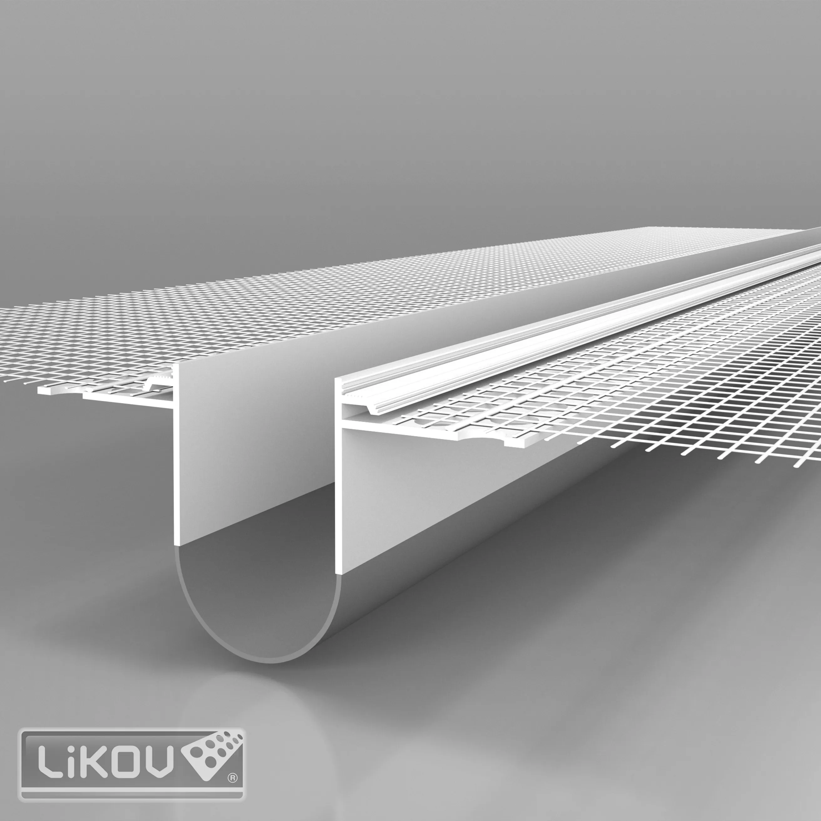 lišta dilatační profil průběžný LD-NH PVC 06, 2.5m, LIKOV