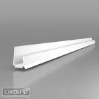 LIKOV Lišta lemovací s dilatační páskou a krycí lamelou G-EFL PVC 125/2500 mm