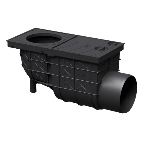 LIKOV Lapač střešních splavenin GRS boční černá 110 mm
