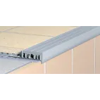 lišta schodová AL + výměnná hrana PVC šedá 2,5m HAVOS