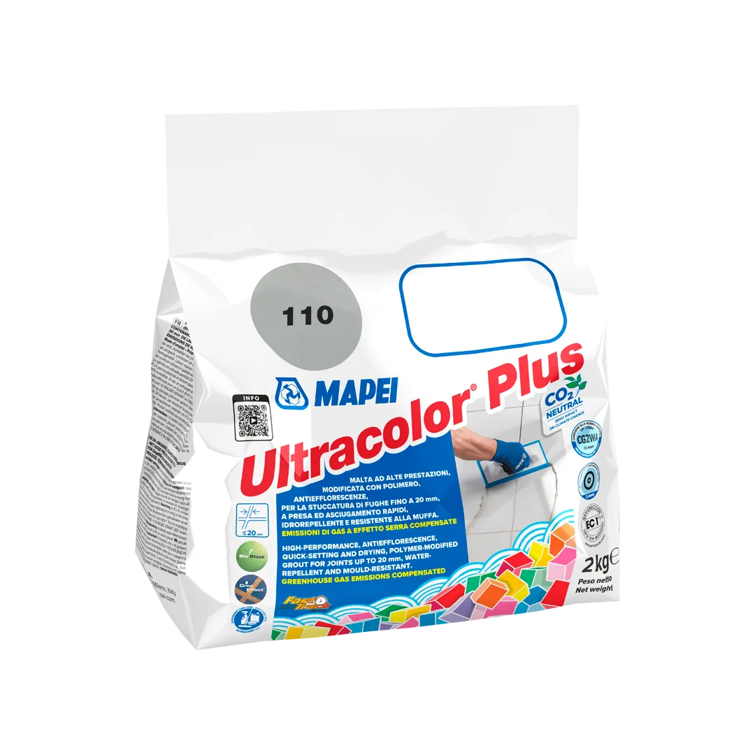 spárovací hmota MAPEI ultracolor plus, 2-20mm,.2kg, 111 stříbrnošedá