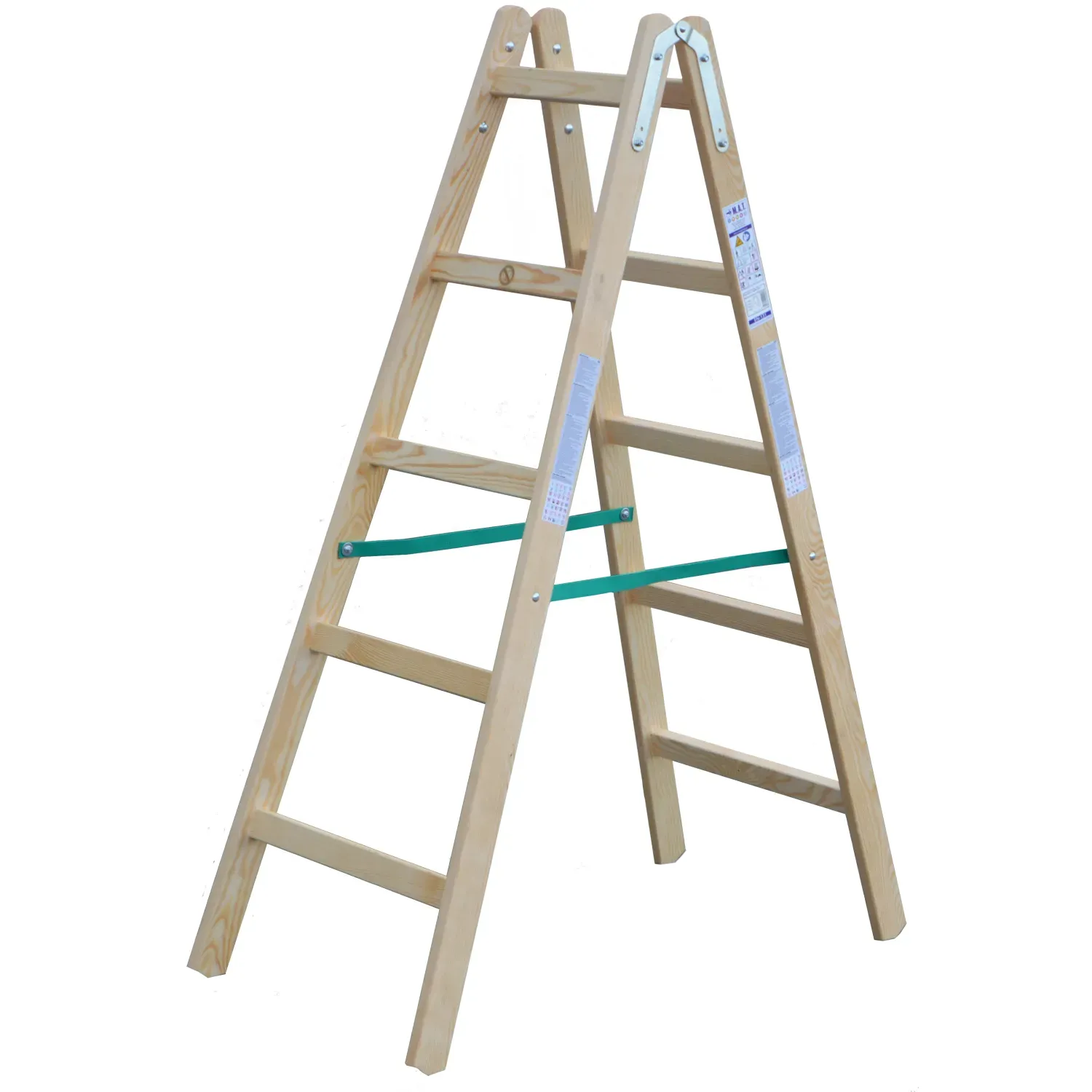 štafle dřevěné, 5 příček - malířské