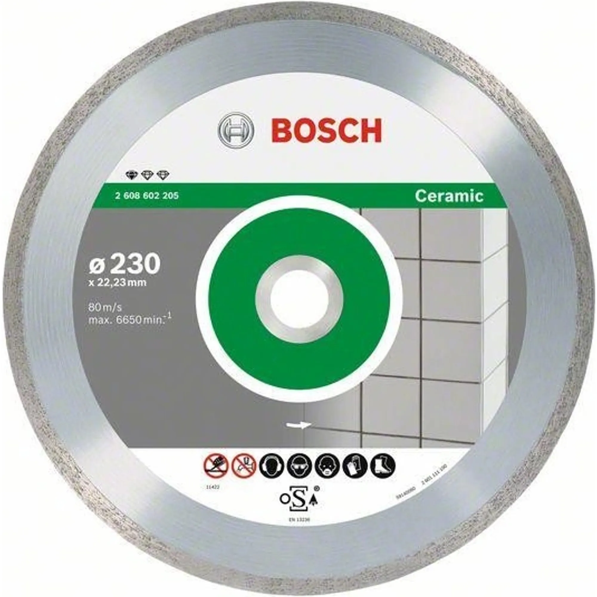 KOTOUČ BOSCH diamantový for Ceramic 115x22,23mm