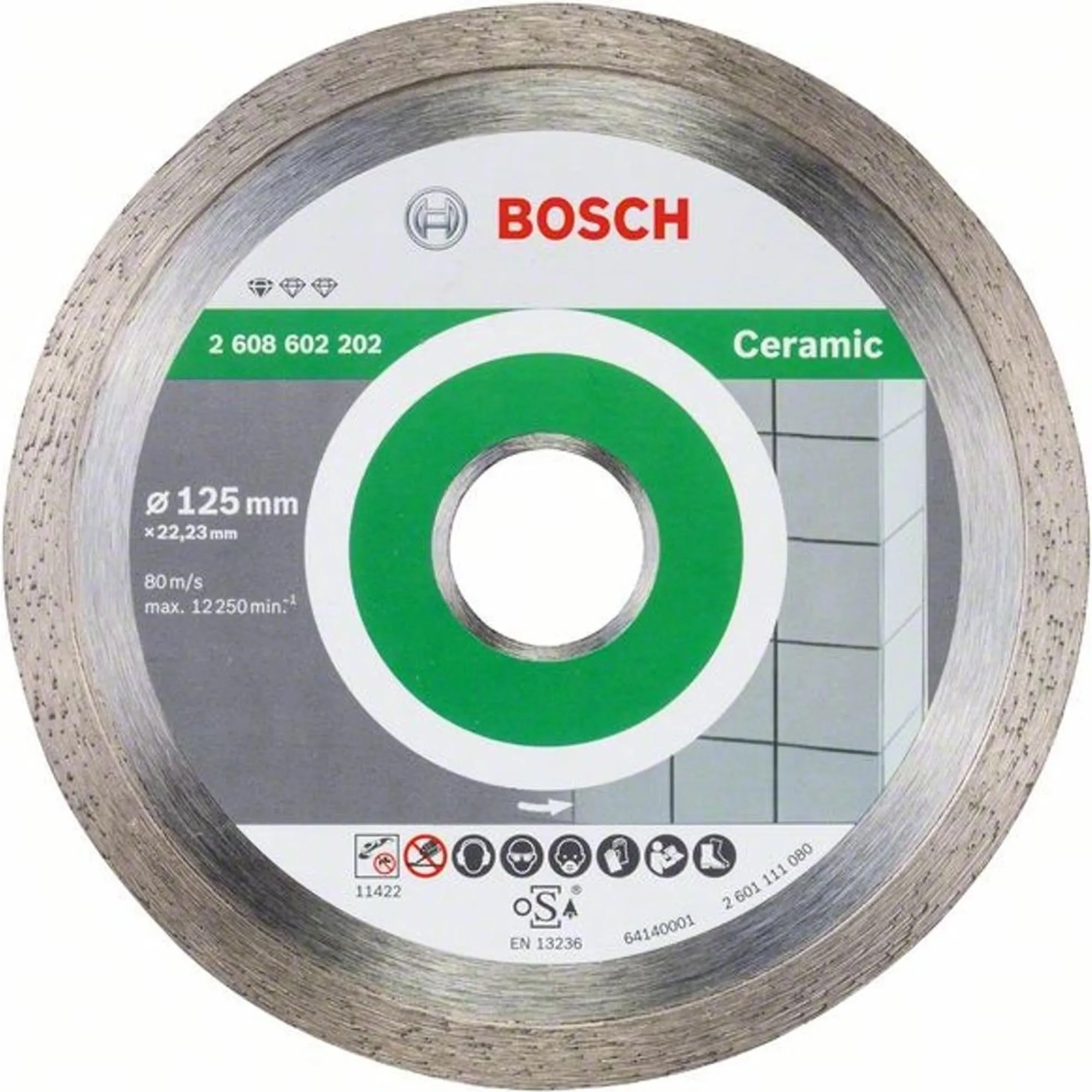 KOTOUČ BOSCH diamantový for Ceramic 125x22,23mm