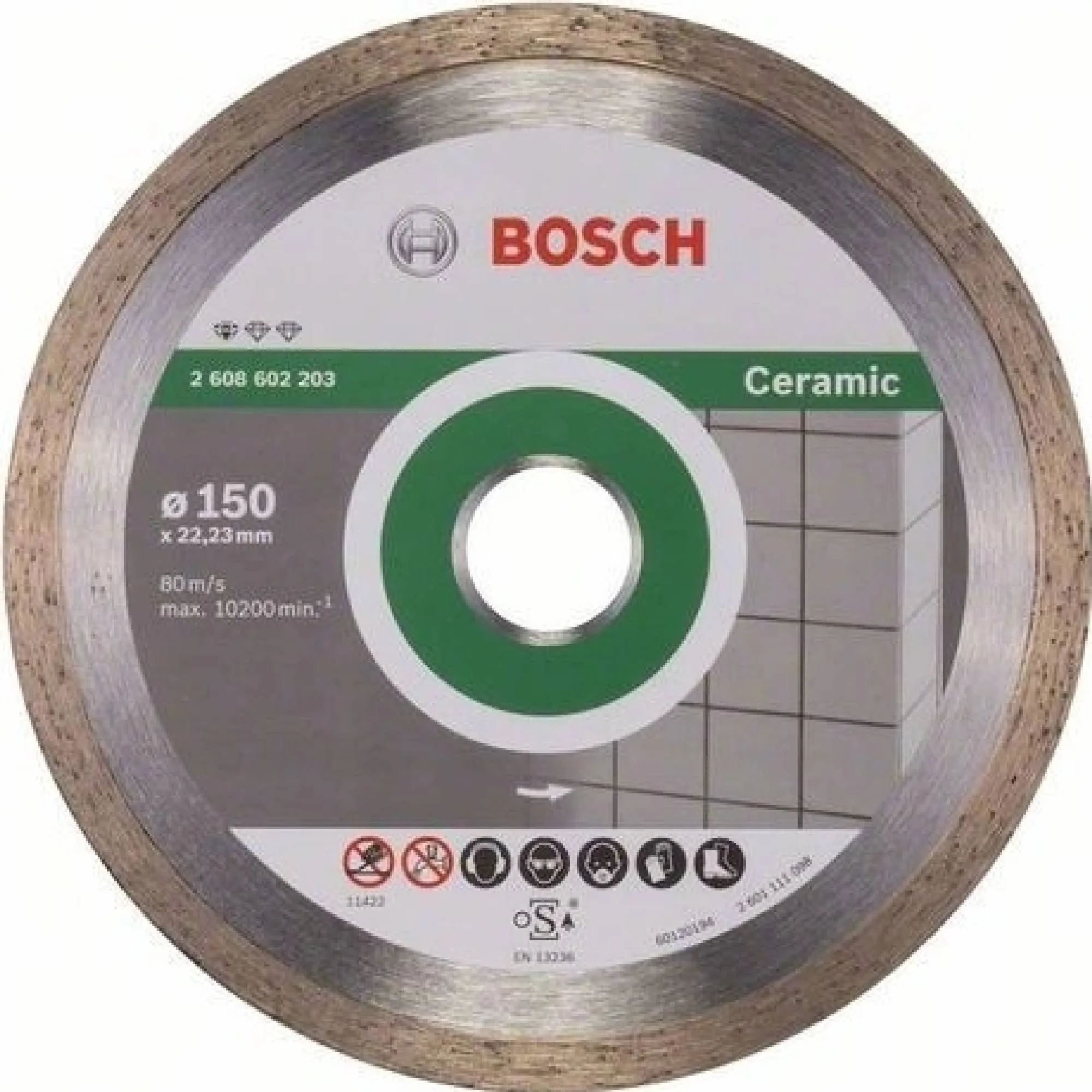 KOTOUČ BOSCH diamantový for Ceramic 150x22,23mm