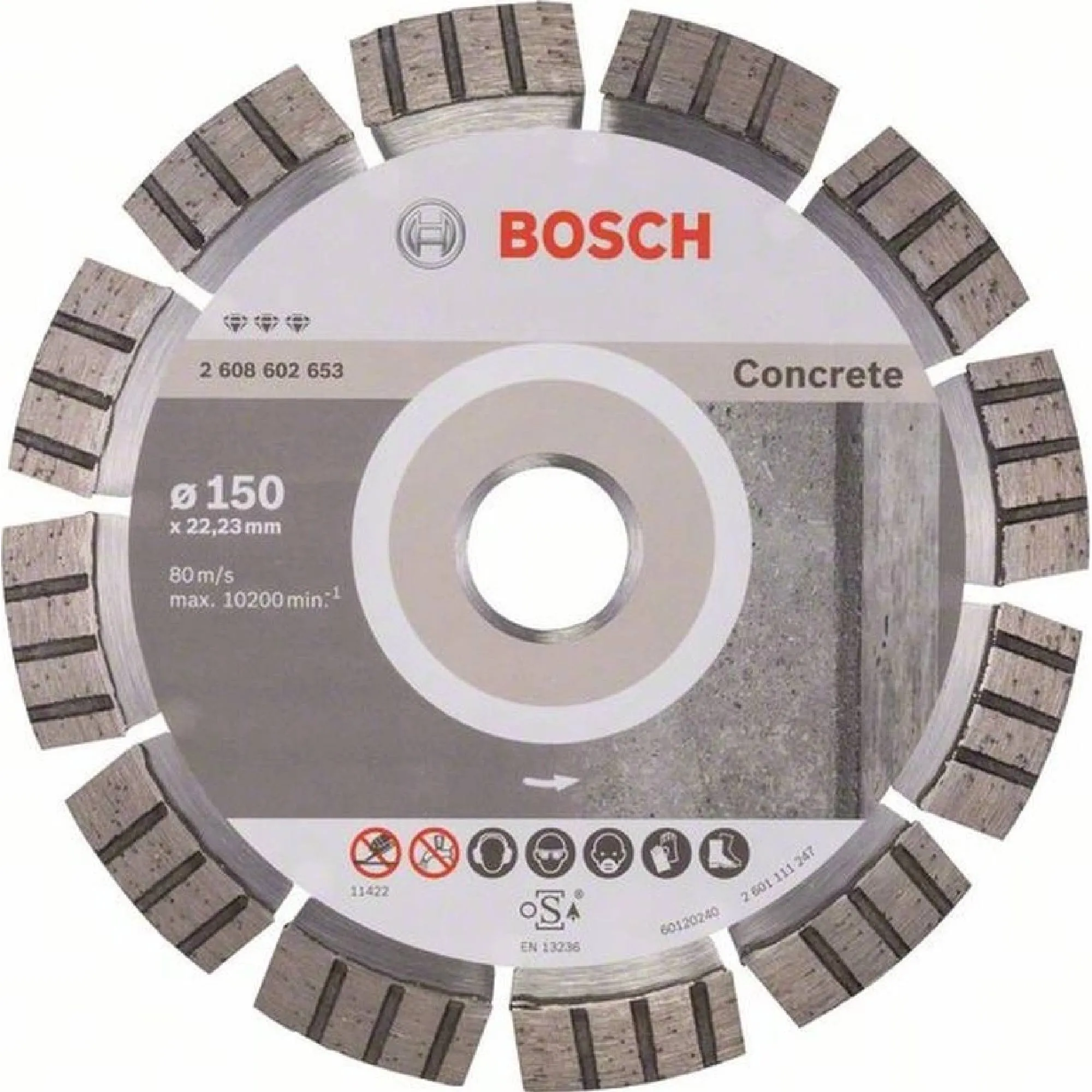 KOTOUČ BOSCH dělicí kotouč Best for Concrete 150mm