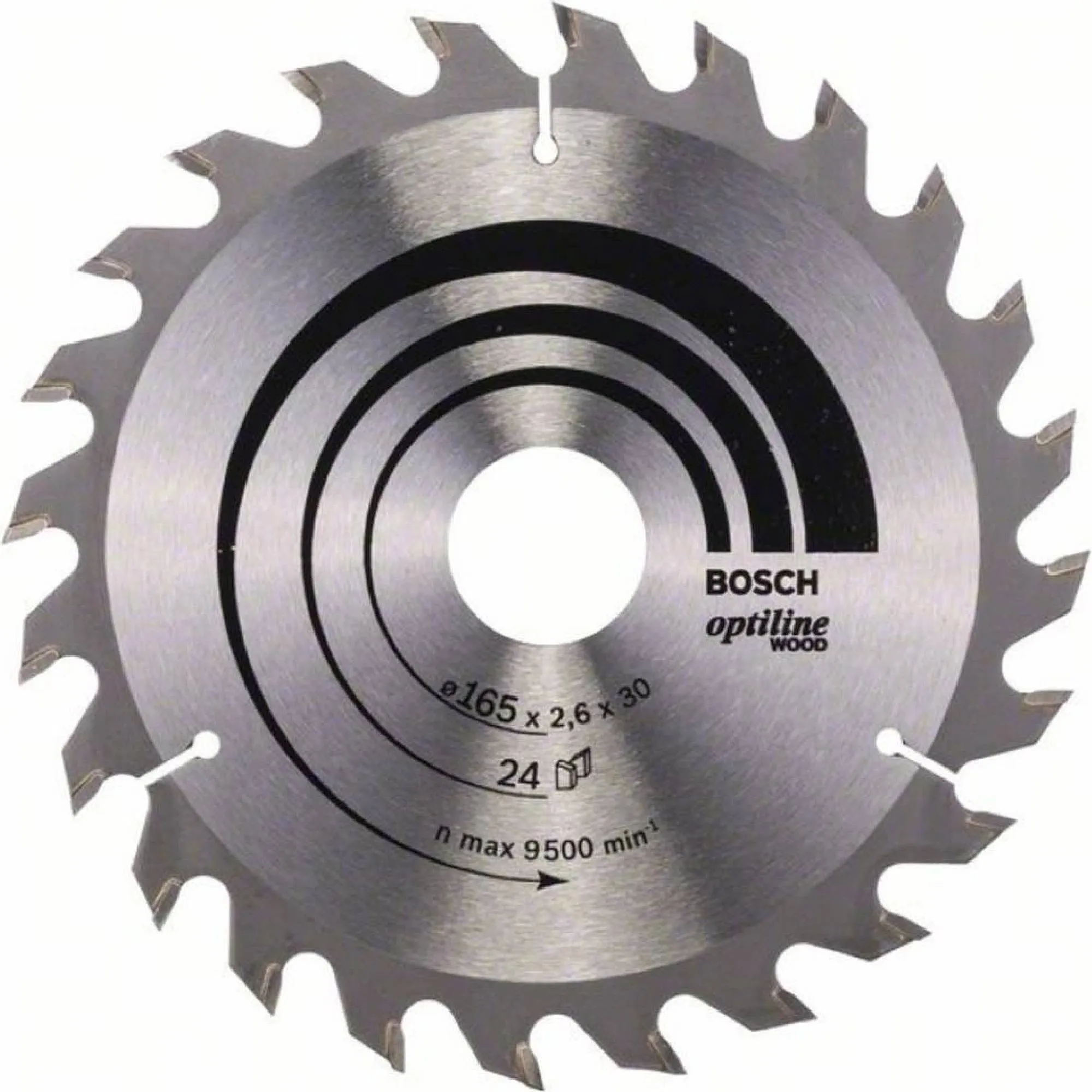 BOSCH Pilový kotouč Optiline Wood 165x2,6x16 24z