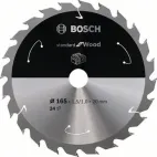 BOSCH Pilový kotouč standard for Wood 165x1,5x20 24z - AKU