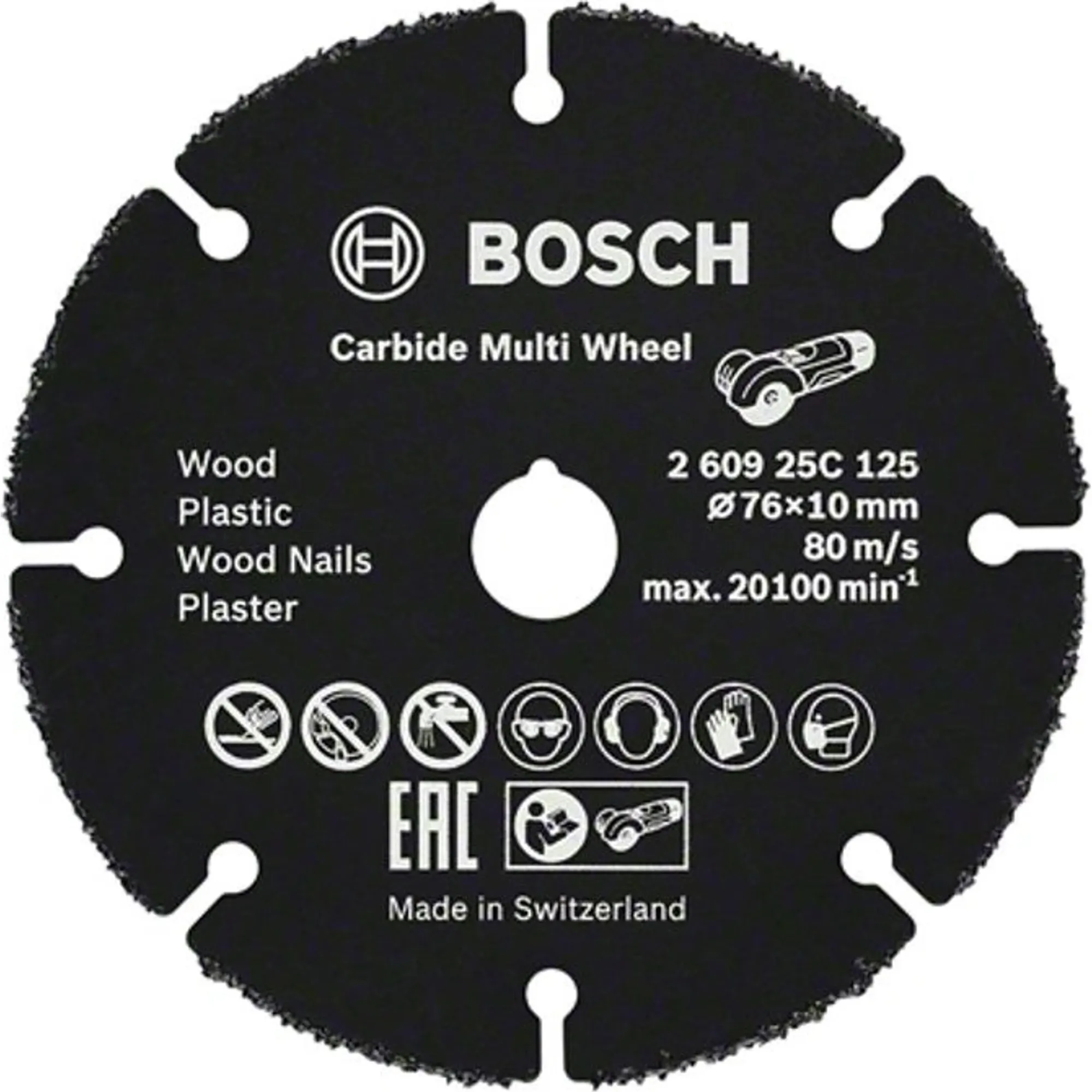 KOTOUČ BOSCH carbide MultiWheel, 76x1x10