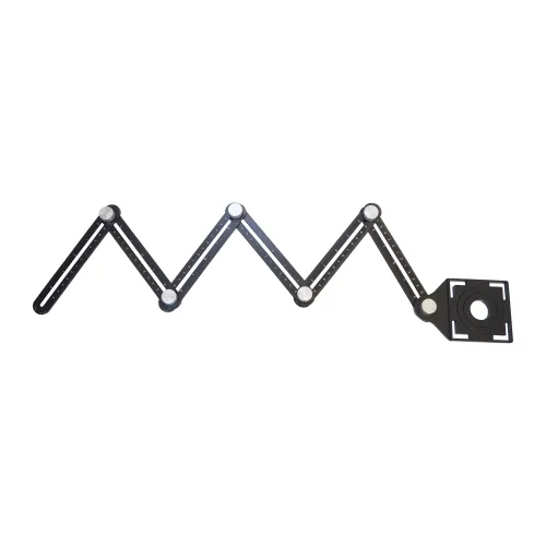 TOPTRADE Měřidlo obkladačské, polohovací, hliníkové