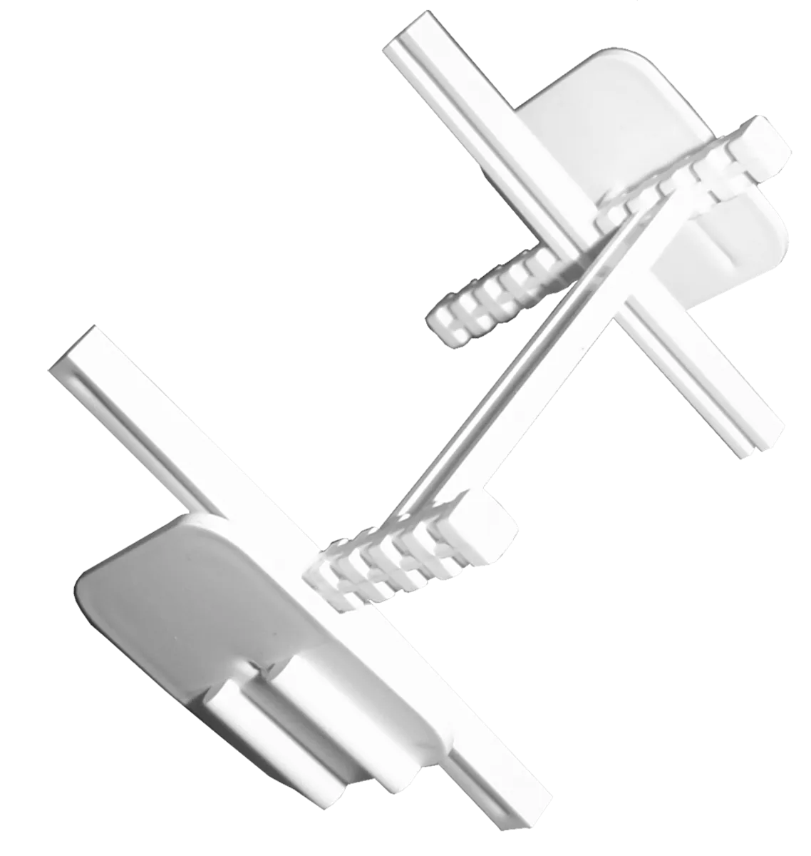 křížky na zdění skleněných tvárnic, na spáru tl. 5mm