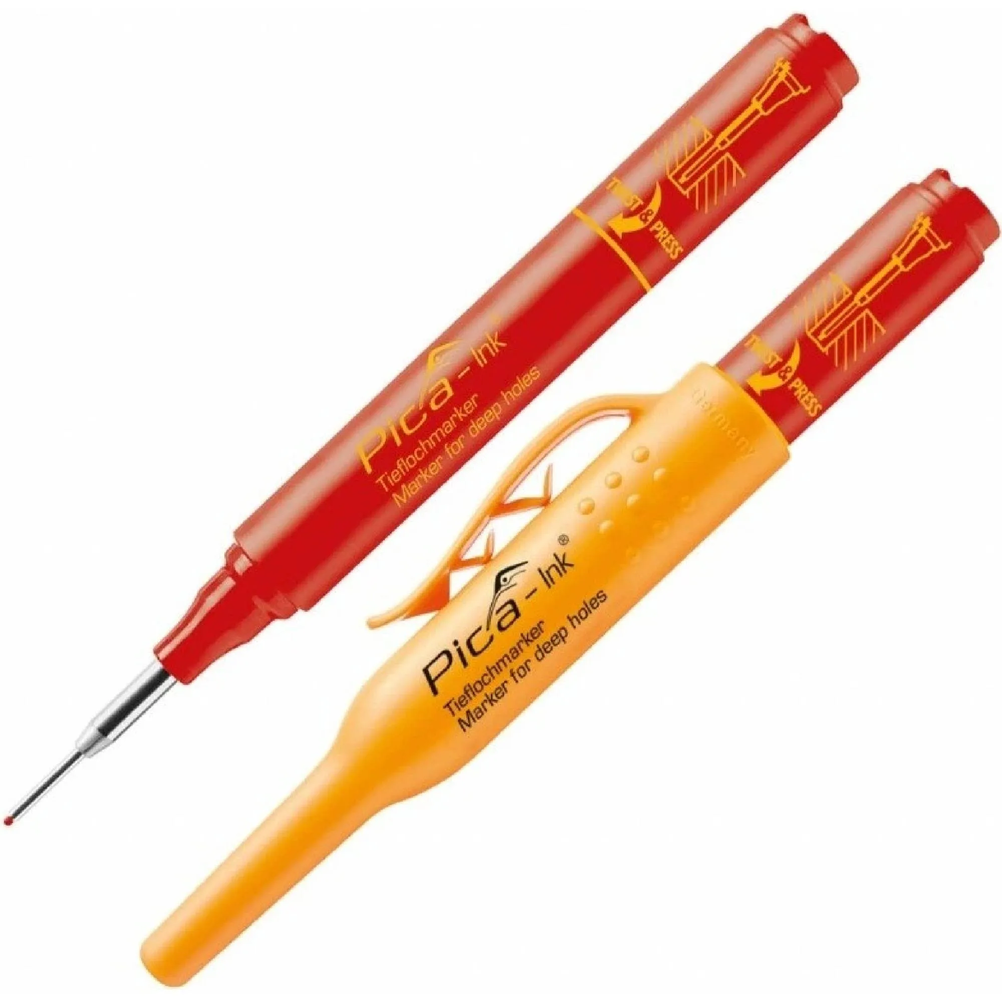 tužka  PICA Ink 150 značkovač, permanentní červený