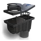 GEIGER HACO lapač střešních vod 125mm černý