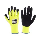 rukavice MARTY žluto-černé, TESMAT, vel. 10