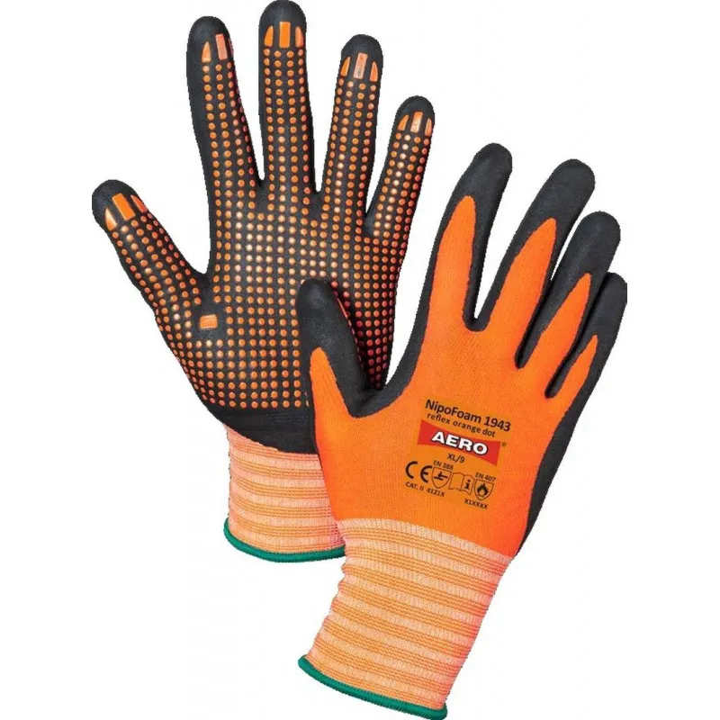 STOBER rukavice  AERO 1943 orange, vel.10