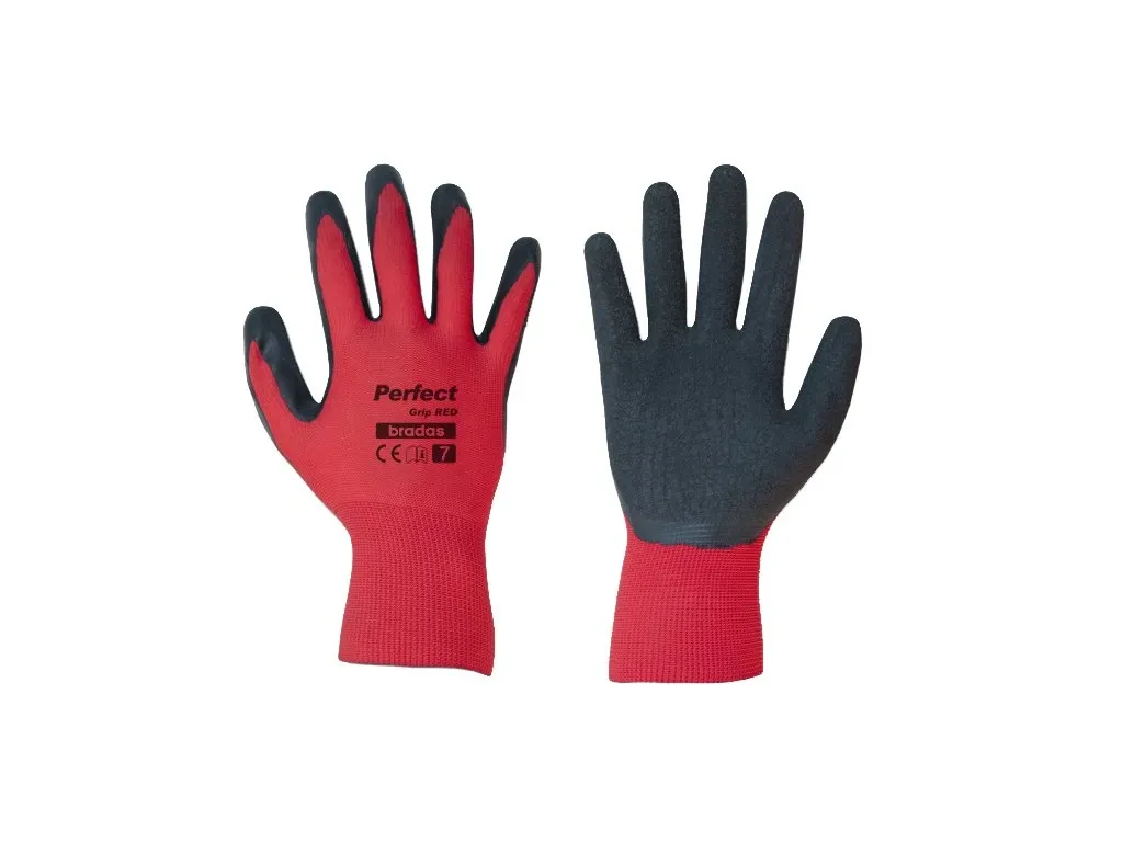 Rukavice  BRADAS Red č.10