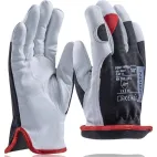 rukavice zimní, dlaň z vepřové lícovky, hřbet z vepřové štípenky, ARDONSAFETY/HILTON WINTER  9"