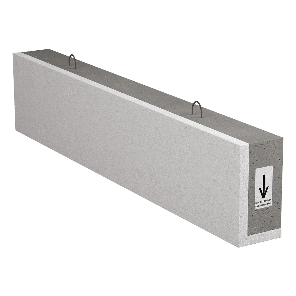 PORFIX překlad nosný, bílý, 1500x250x100mm