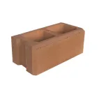 PRESBETON Tvarovka plotová Simple Block HX 2/20/AF 400×200×150 mm hladká hnědá (84)