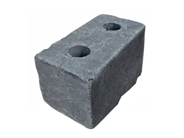 PRESBETON Tvarovka plotová Crash Block HX 4/19/R 390×190×190 mm rumplovaná černá (60)