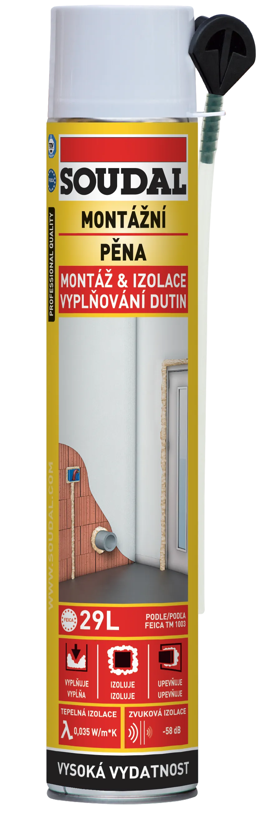 SOUDAL Montážní pěna  - 750ml