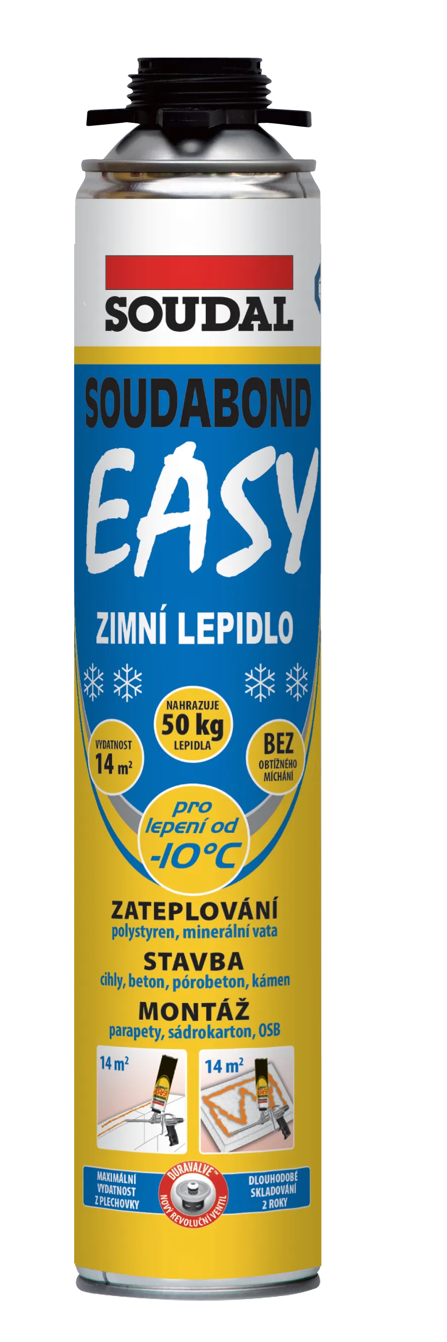 SOUDAL Soudabond EASY pistolová zimní  - 750ml