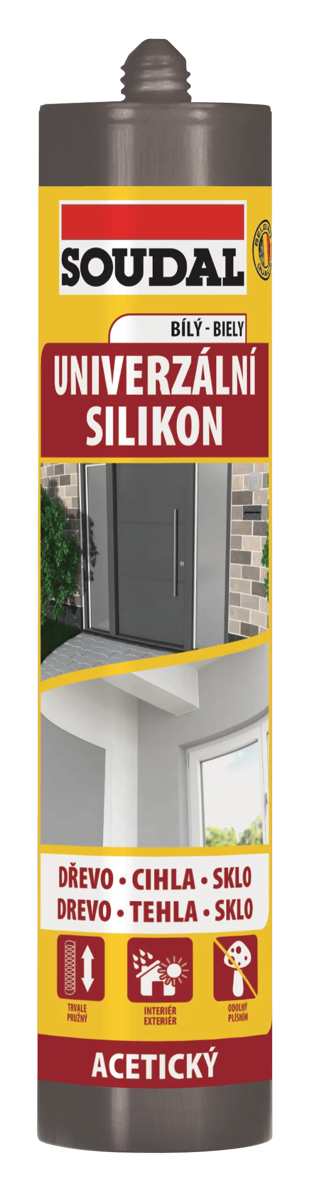SOUDAL Univerzální silikon  šedý - 280ml
