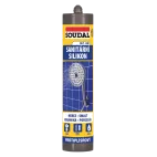 SOUDAL Sanitární silikon  šedý - 280ml
