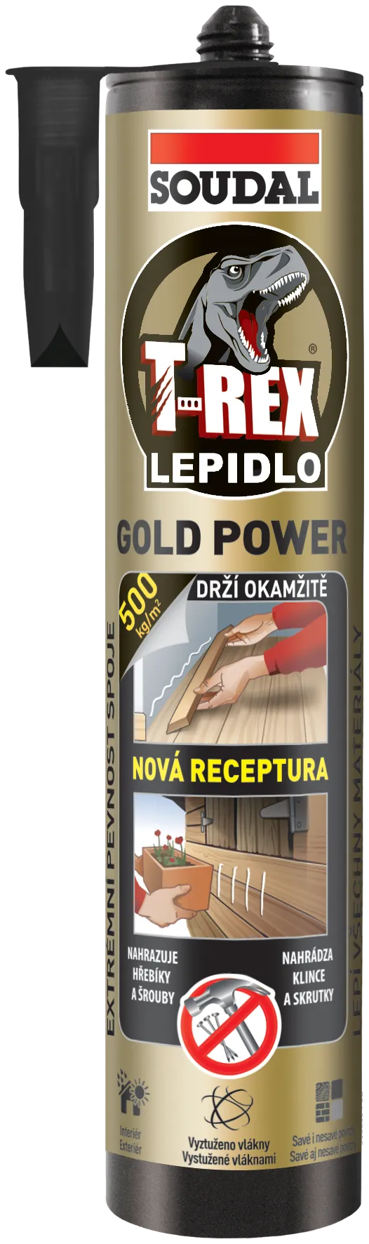 SOUDAL T-REX GOLD STRONG  - 290ml