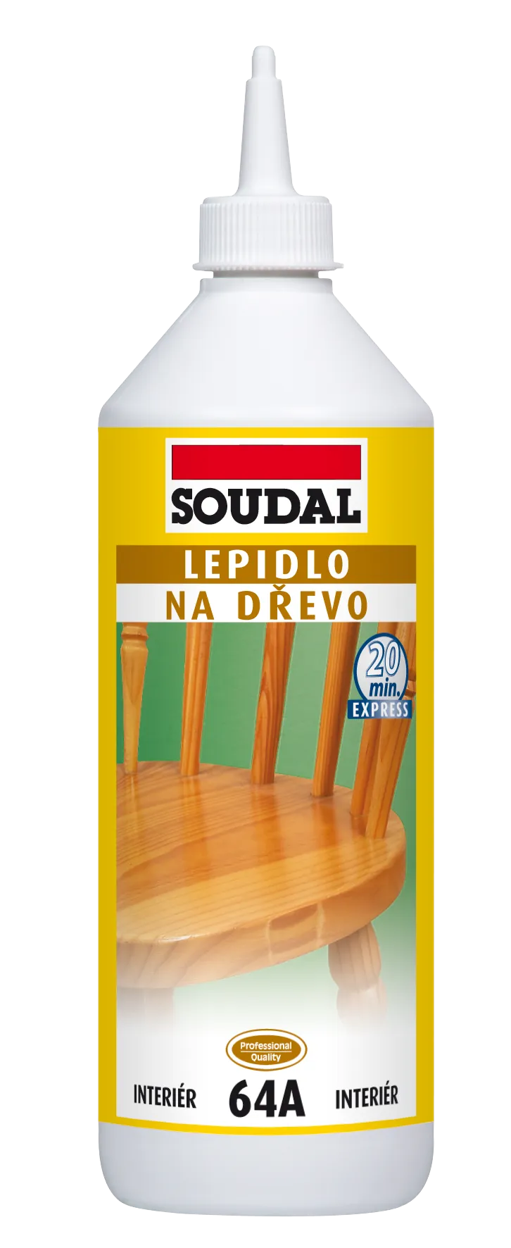 SOUDAL Lepidlo na dřevo 64A rychleschnoucí - 750g