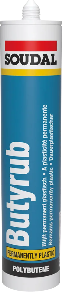 SOUDAL Butyrub  bílý - 600ml