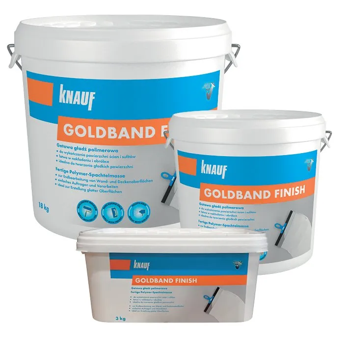 KNAUF  GOLDBAND FINISH, sádrová celoplošná stěrka, 3kg