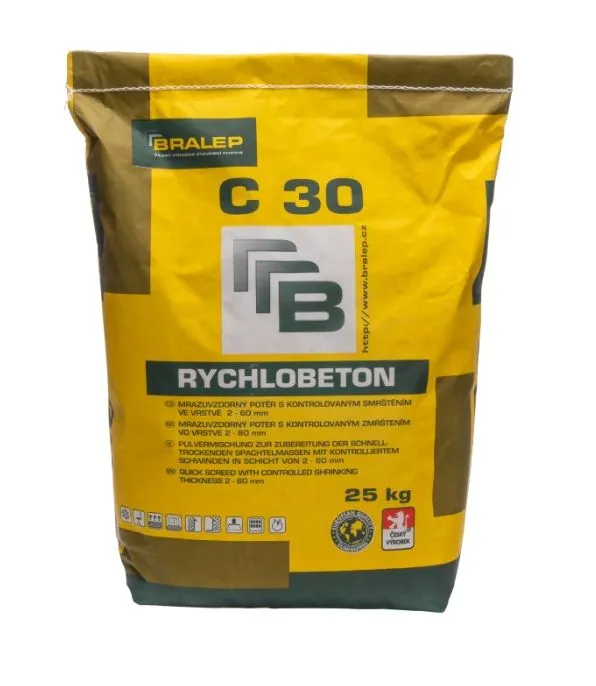 BRALEP C 30 mrazuvzdorný rychlobeton 7 kg