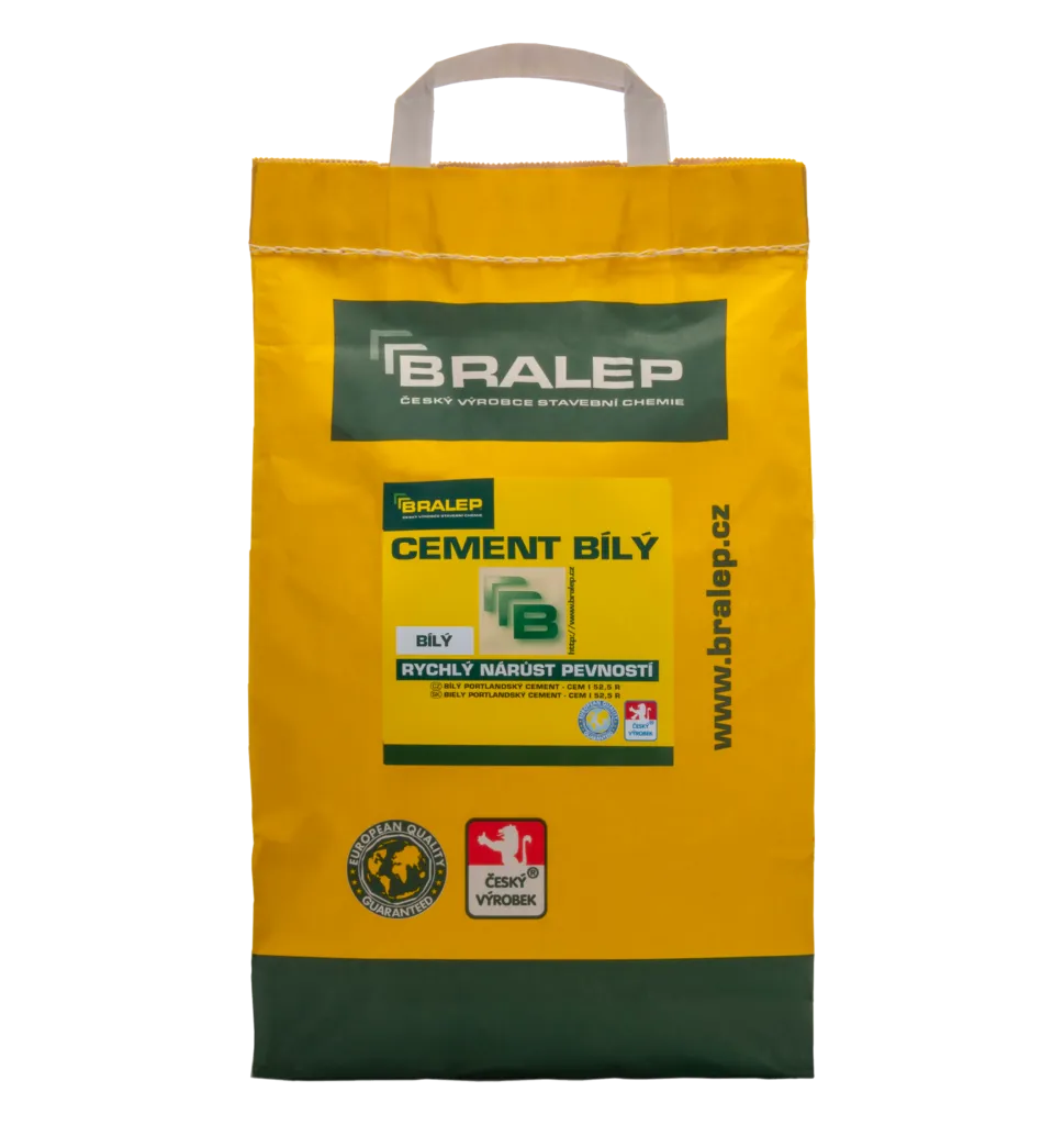 BRALEP CEMENT BÍLÝ 7 kg portlandský cement CEM I 52,5 R