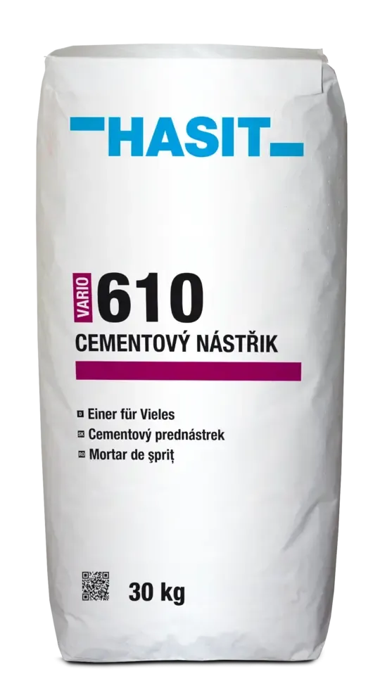 HAS  610 Vorspritz und Universalmörtel, cementový postřik, 30kg zrno 0-2mm