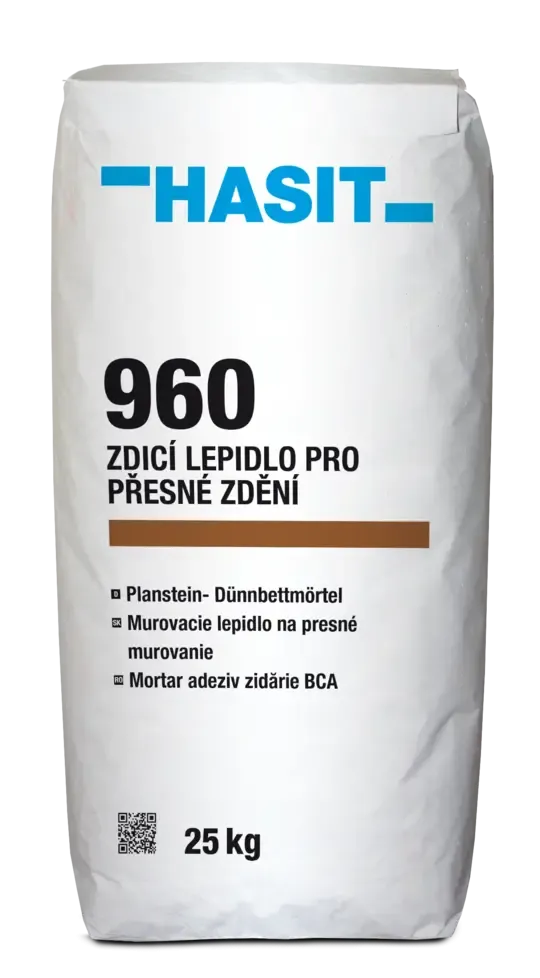 HAS 960 M10, zdicí tmel-lepidlo na porobeton, 25kg