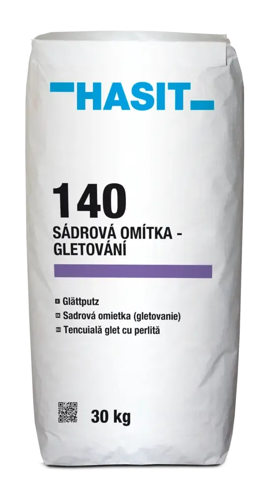 HAS 140 Glättputz, sádrovápenná omítka jednovrstvá - gletování, 30kg