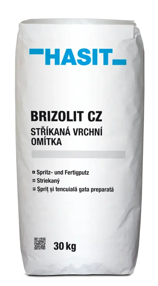 BŘIZOLIT HASIT stříkaný bílý, 0-3mm, 30kg,   42/pal
