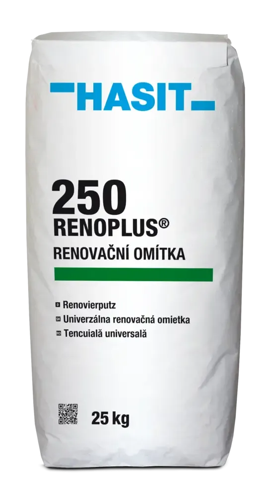HAS 250 Renoplus 25kg, renovační omítka