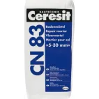 CERESIT rychletvrdnoucí hmota CN 83, pro tl. 5-30mm, spád, 35MPa, 25kg