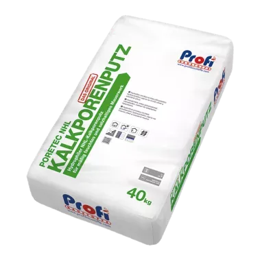 PROFI  BAU jádrová hydrofilní omítka Poretec NHL Kalkputz 1,2mm, 40kg, 35p/pal